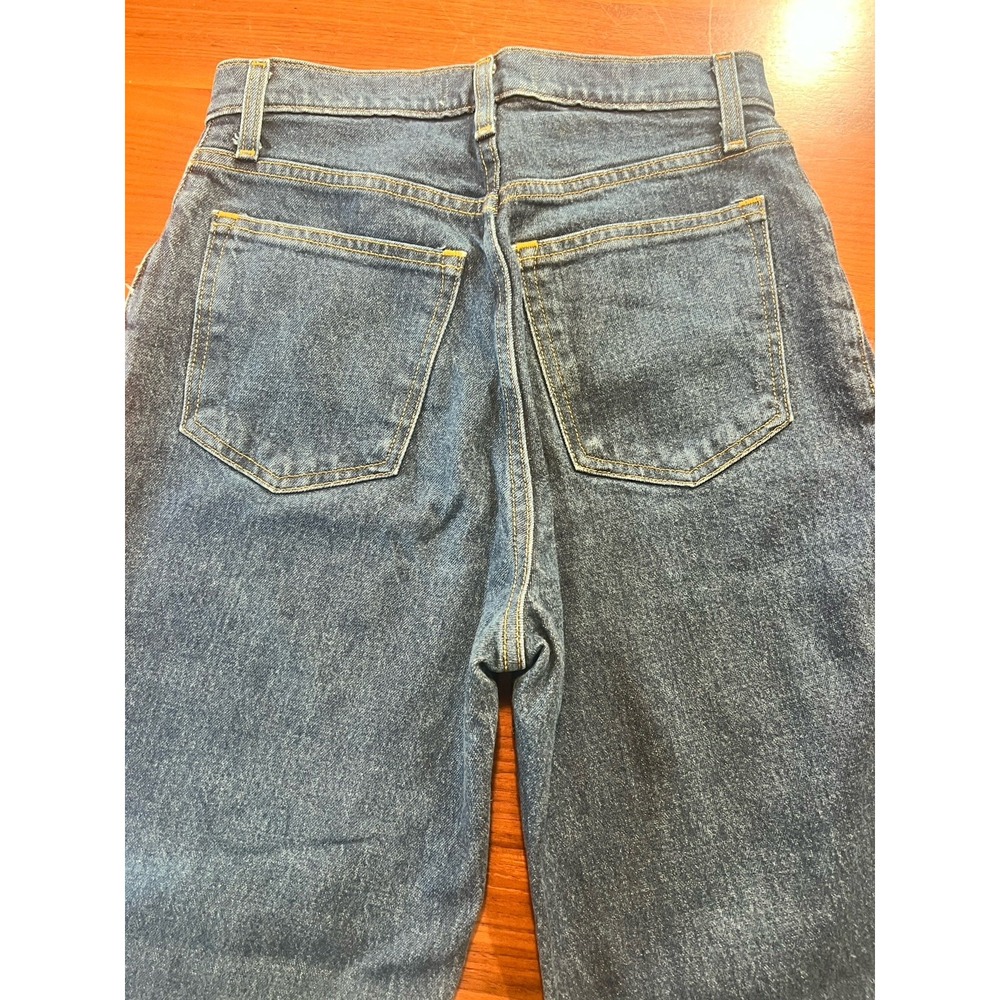 Abercrombie & Fitch 90s Straight Jeans Ultra High Rise Womens 26 2‎ Dark Wash - Picture 6 of 6